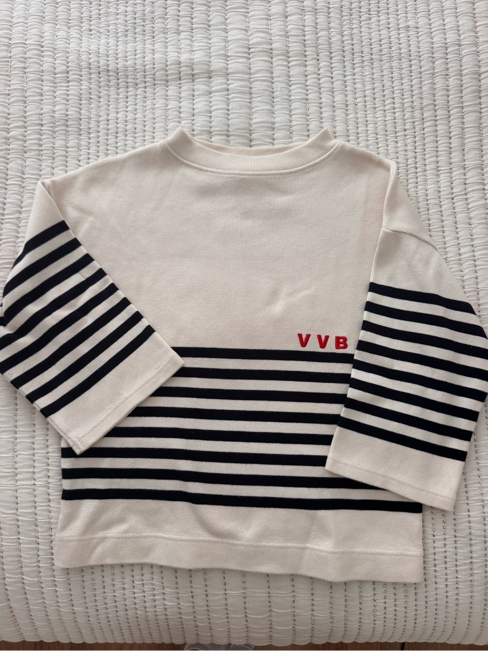 Victoria Beckham Striped Knit Top